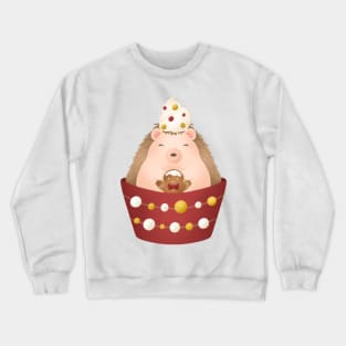 PRICKLY CUPCAKE Crewneck Sweatshirt